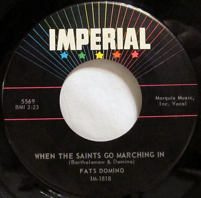 Fats Domino : Telling Lies / When The Saints Go Marching In (7", Ind)