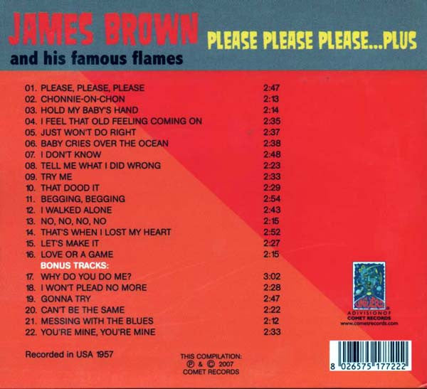 James Brown & The Famous Flames : Please Please Please...Plus (CD, Album, RE)