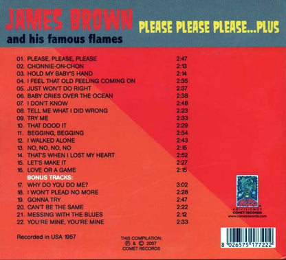 James Brown & The Famous Flames : Please Please Please...Plus (CD, Album, RE)