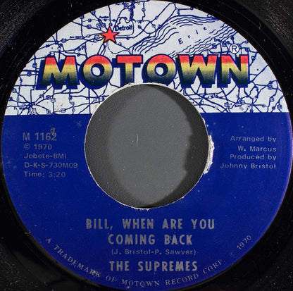 The Supremes : Up The Ladder To The Roof (7", Ame)