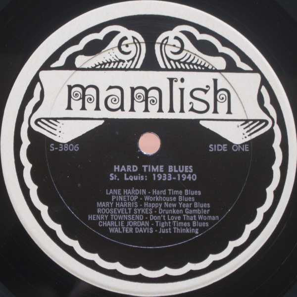 Various : Hard Time Blues - St. Louis 1933-1940 (LP, Comp, Mono)