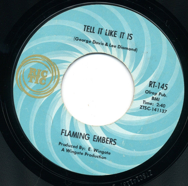 Flaming Ember : Just Like Children / Tell It Like It Is (7", Single, Mono, Styrene, Ter)