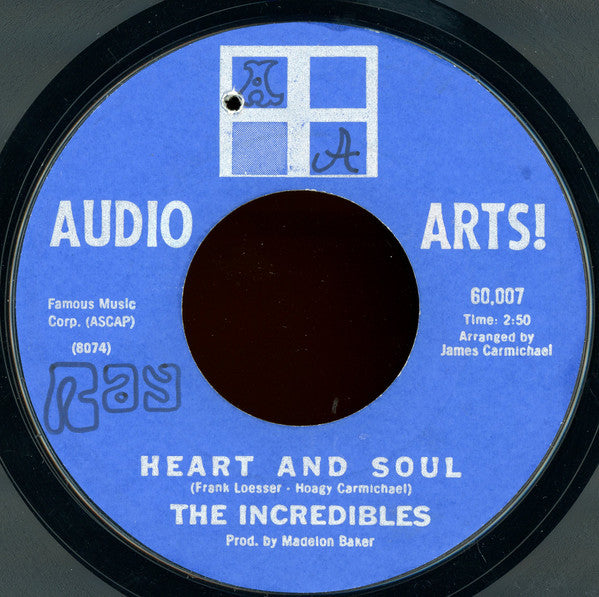 The Incredibles (2) : Heart And Soul (7", Single, Styrene)