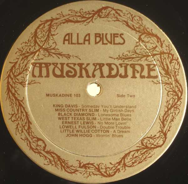 Various : Alla Blues (Country Blues In California 1947-1954) (LP, Comp, Mono)