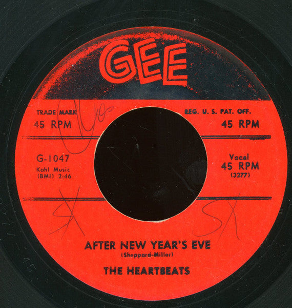 The Heartbeats : After New Year's Eve (7")