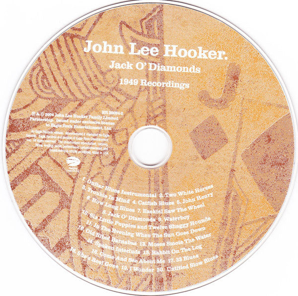 John Lee Hooker : Jack O'Diamonds 1949 Recordings (CD, Album)