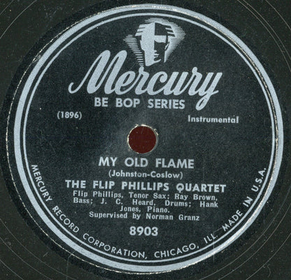 The Flip Phillips-Howard McGhee Boptet / Flip Phillips Quartet : Znarg Blues / My Old Flame (Shellac, 10")