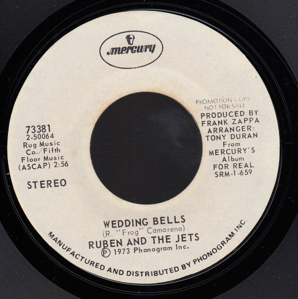 Ruben And The Jets : If I Could Be Your Love Again (7", Promo, Styrene)