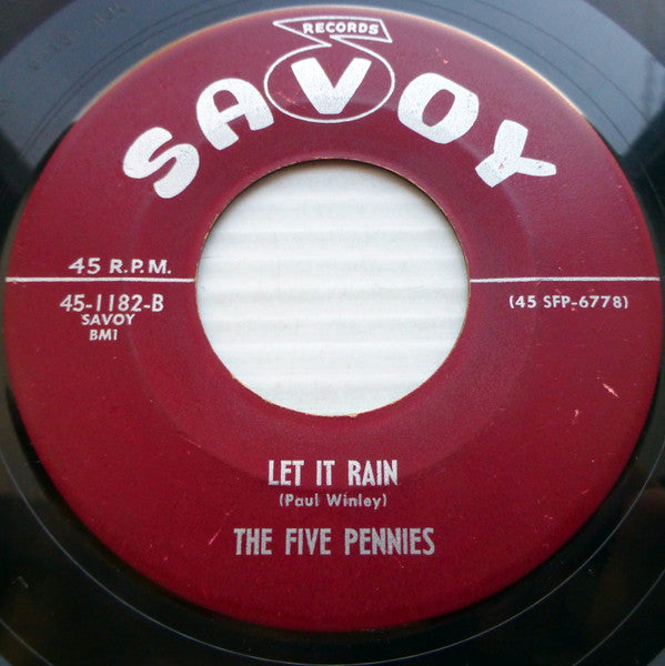 The Five Pennies : Mr. Moon / Let It Rain (7")