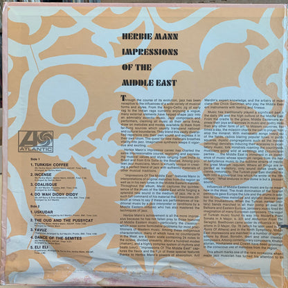 Herbie Mann : Impressions Of The Middle East (LP, Album, RE, PR )
