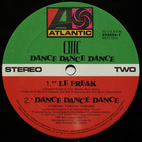 Chic : Dance Dance Dance (12", EP)