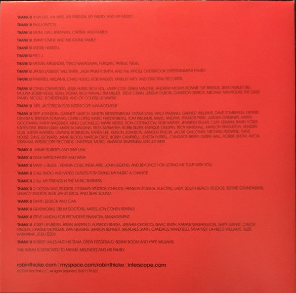 Robin Thicke : Something Else (CD, Album)