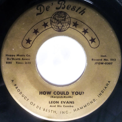 Leon Evans And His Combo : Satellite Beep Bop (7", Single)