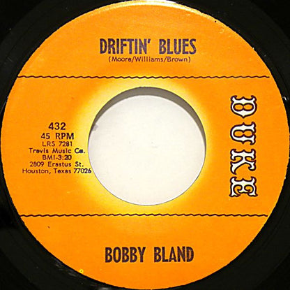 Bobby Bland : Driftin' Blues /  If You Could Read My Mind  (7", Single)