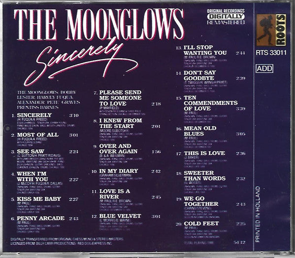 The Moonglows : Sincerely (CD, Comp, RM)