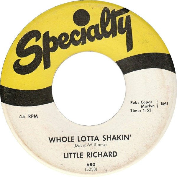 Little Richard : Maybe I'm Right / Whole Lotta Shakin' (7", Single)
