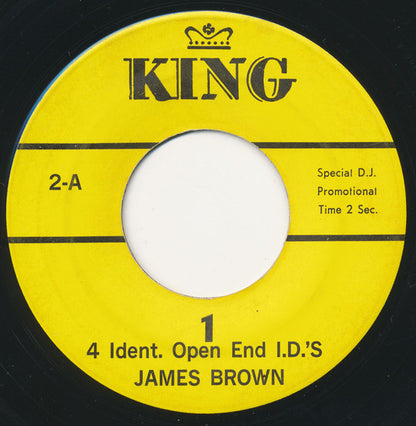 James Brown : 4 Ident. Open End I.D.'S (7", Promo)