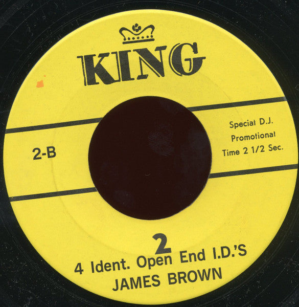 James Brown : 4 Ident. Open End I.D.'S (7", Promo)
