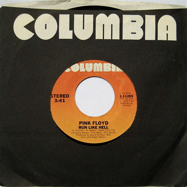 Pink Floyd : Run Like Hell (7", Single, Styrene, Ter)