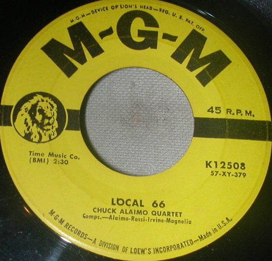 Chuck Alaimo Quartet : How I Love You / Local 66 (7")