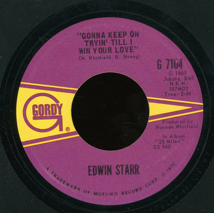 Edwin Starr : Stop The War Now  (7", Single, San)