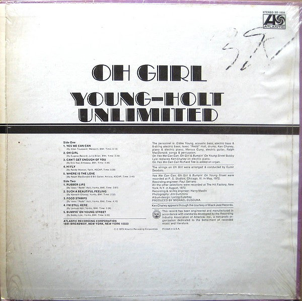 Young Holt Unlimited : Oh Girl (LP, Album, Mon)
