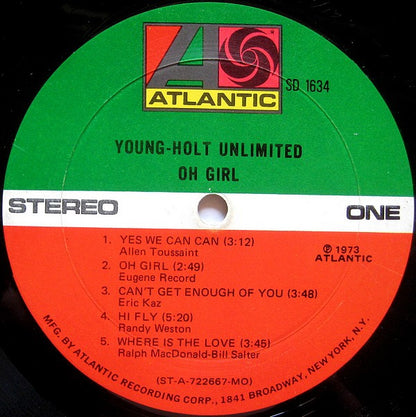 Young Holt Unlimited : Oh Girl (LP, Album, Mon)