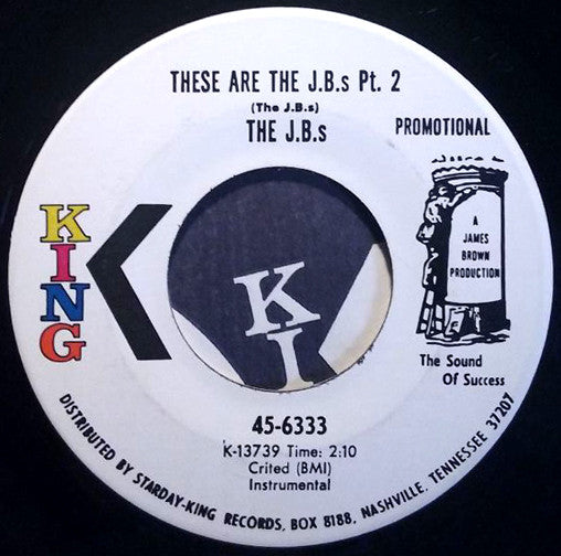 The J.B.'s : These Are The J.B.'s (7", Single, Promo)