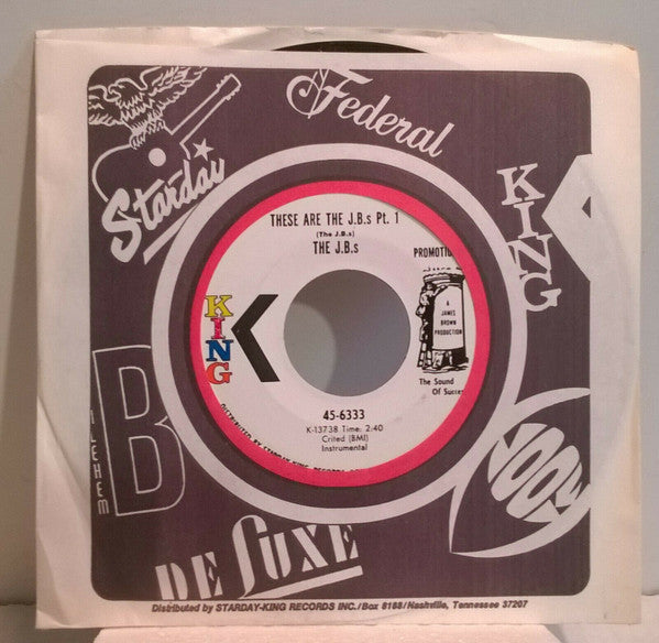 The J.B.'s : These Are The J.B.'s (7", Single, Promo)