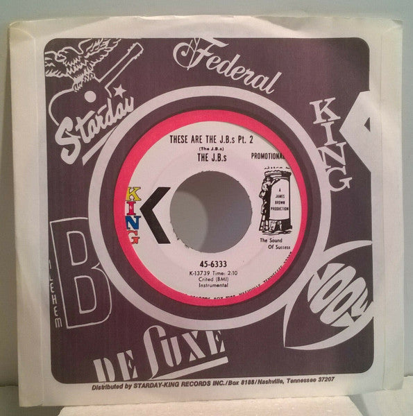 The J.B.'s : These Are The J.B.'s (7", Single, Promo)