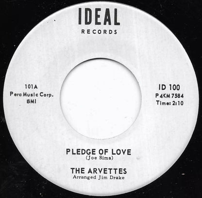 The Arvettes : I Want To Dance With You (7")