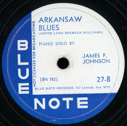 James Price Johnson : Mule Walk-Stomp / Arkansaw Blues (Shellac, 12")