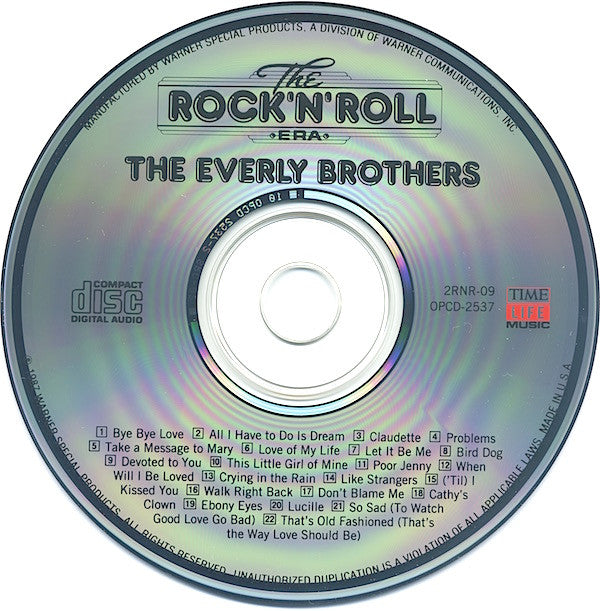 Everly Brothers : The Everly Brothers: 1957-1962 (CD, Comp, RM)
