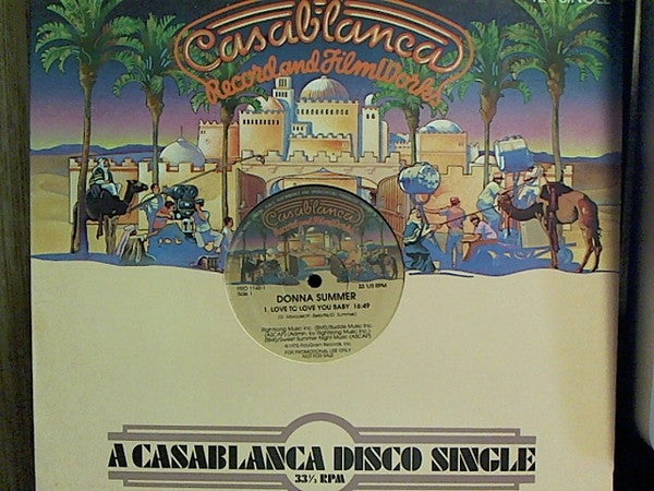 Donna Summer / Parliament : Love To Love You Baby / Flashlight (12", Promo, Smplr)