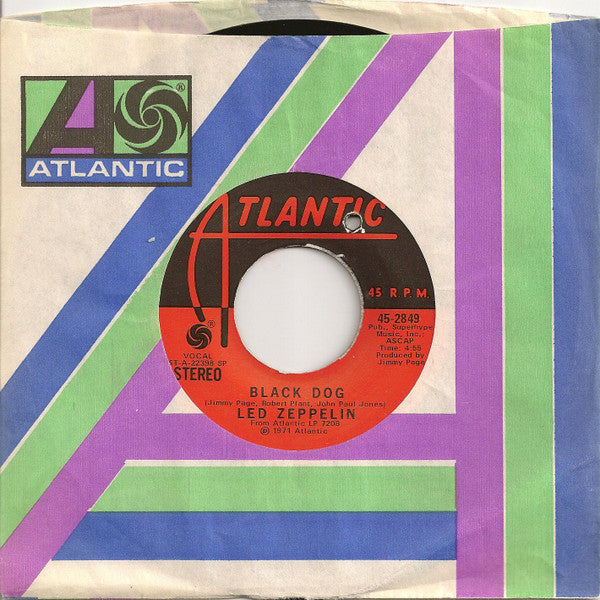 Led Zeppelin : Black Dog (7", Single, SP )