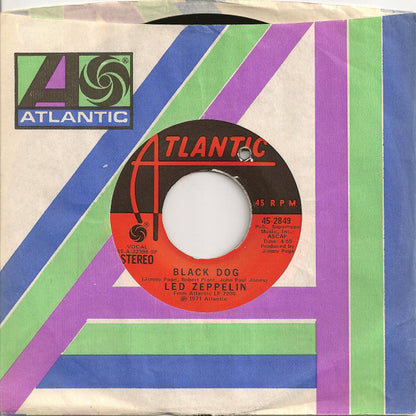 Led Zeppelin : Black Dog (7", Single, SP )