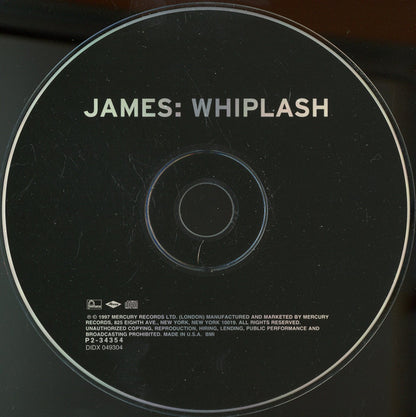 James : Whiplash (CD, Album, Club, CRC)