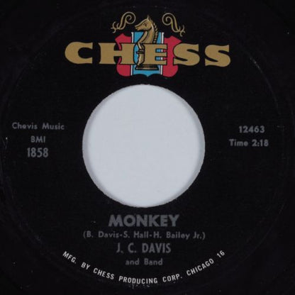J. C. Davis And Band : Sweet Sweet Love / Monkey (7")