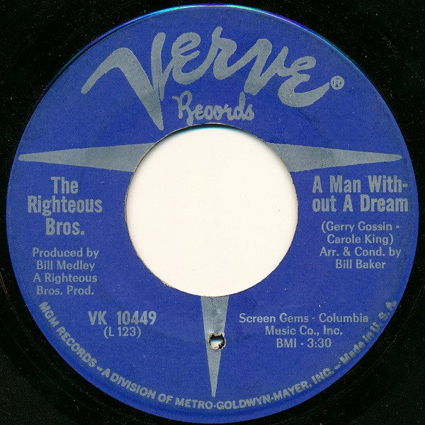 The Righteous Brothers : On This Side Of Goodbye (7", Single)