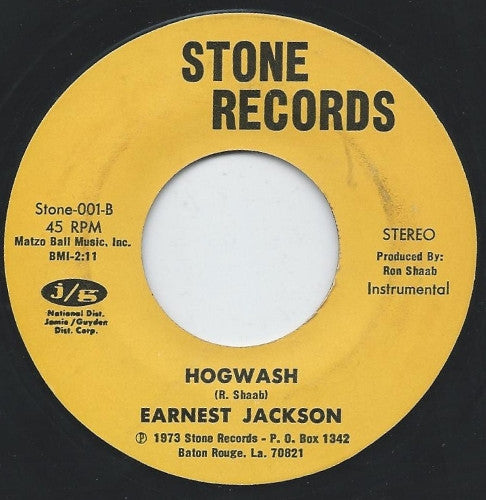Earnest Jackson : Love And Happiness (7", Single)