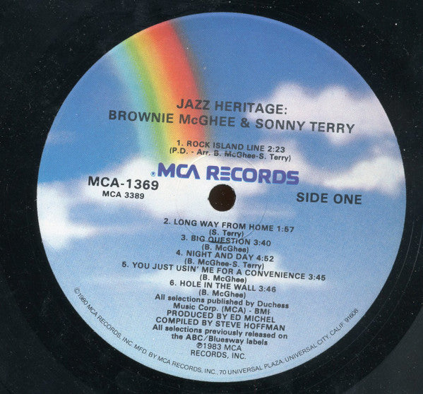 Sonny Terry & Brownie McGhee : Jazz Heritage Series (LP, Comp)