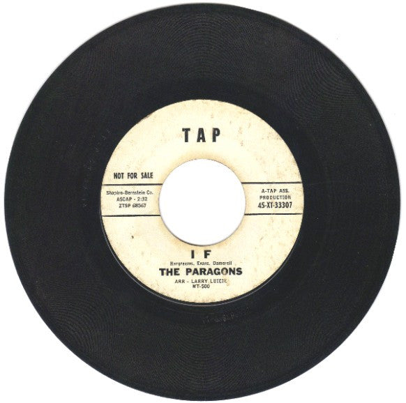 The Paragons (2) : If / Hey Baby (7", Single, Promo)