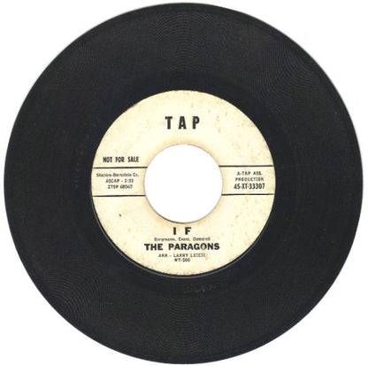 The Paragons (2) : If / Hey Baby (7", Single, Promo)
