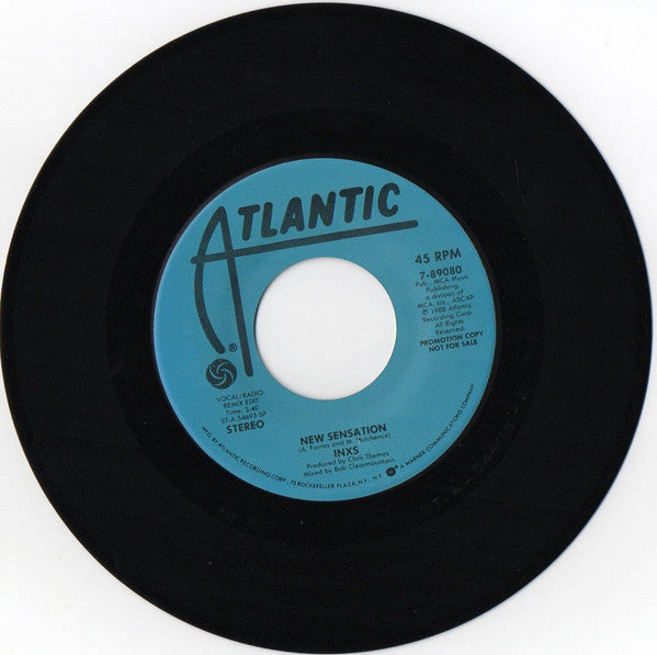 INXS : New Sensation (7", Single, Promo, SP)
