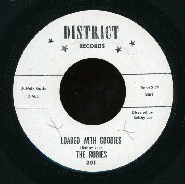 The Rubies : Loaded With Goodies / Take It Easy Casanova (7", Single)