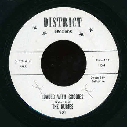 The Rubies : Loaded With Goodies / Take It Easy Casanova (7", Single)