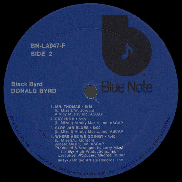 Donald Byrd : Black Byrd (LP, Album, RE, Res)