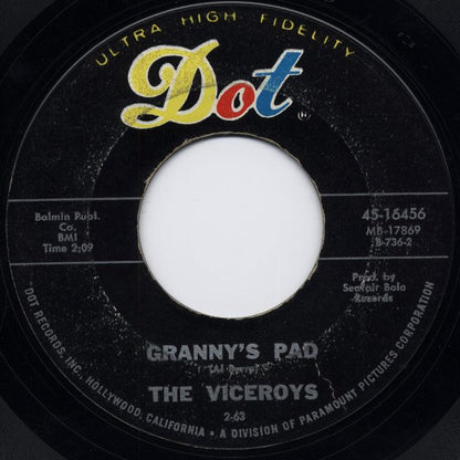 The Viceroys (2) : Granny's Pad / Blues Bouquet (7", Single, Styrene)