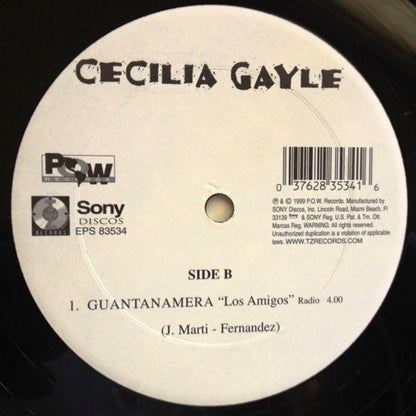 Cecilia Gayle : Guantanamera (Remix 2000) (12")
