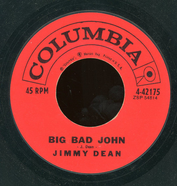 Jimmy Dean : Big Bad John (7", Single, Styrene, Bri)